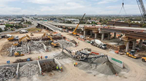 Comment encourager le recyclage des matériaux de construction dans les grands projets d'infrastructure ?