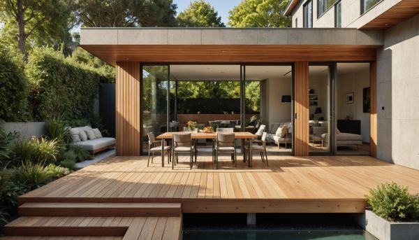 Les avantages indéniables d'une terrasse en bois sur plots