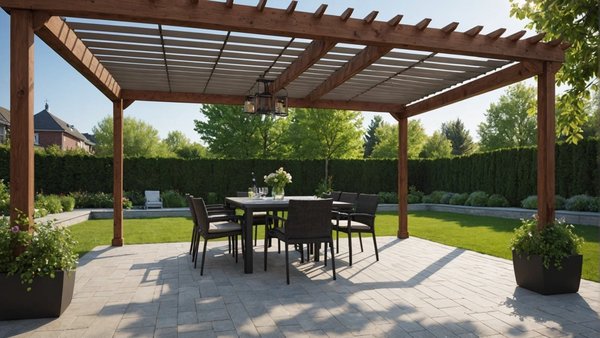 Personnalisez votre espace avec une pergola bioclimatique équipée d'un store